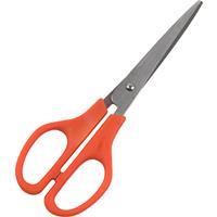 marbig office scissors 215mm orange