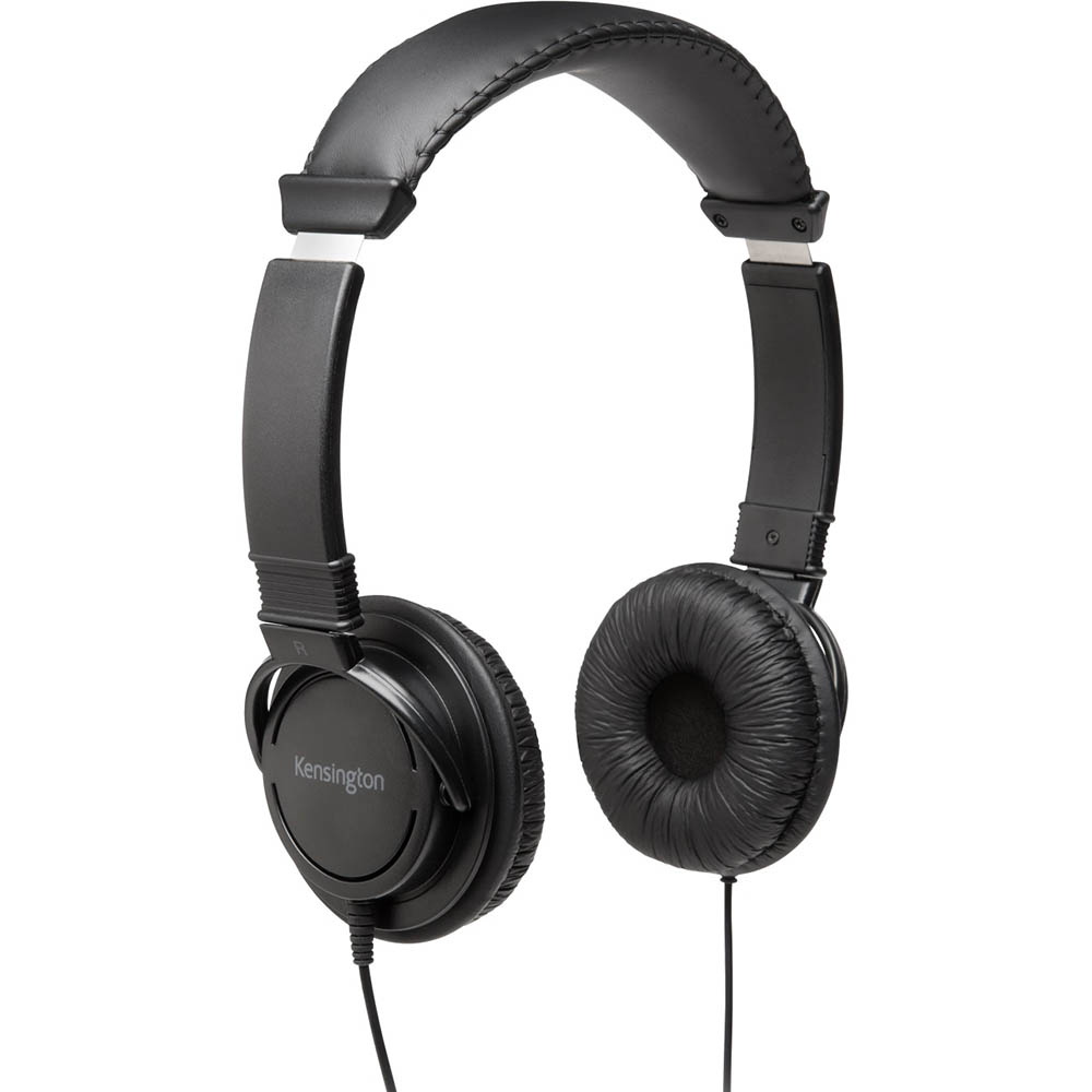 Image for KENSINGTON HI-FI HEADPHONES BLACK from SNOWS OFFICE SUPPLIES - Brisbane Family Company