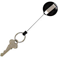 rexel retractable key holder mini nylon cord hangsell