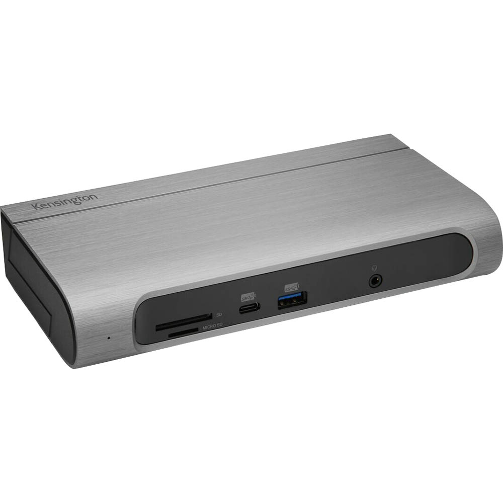 Image for KENSINGTON SD5600T THUNDERBOLT 3 AND USB-C DUAL 4K HYBRID DOCKING STATION GREY from Office Express