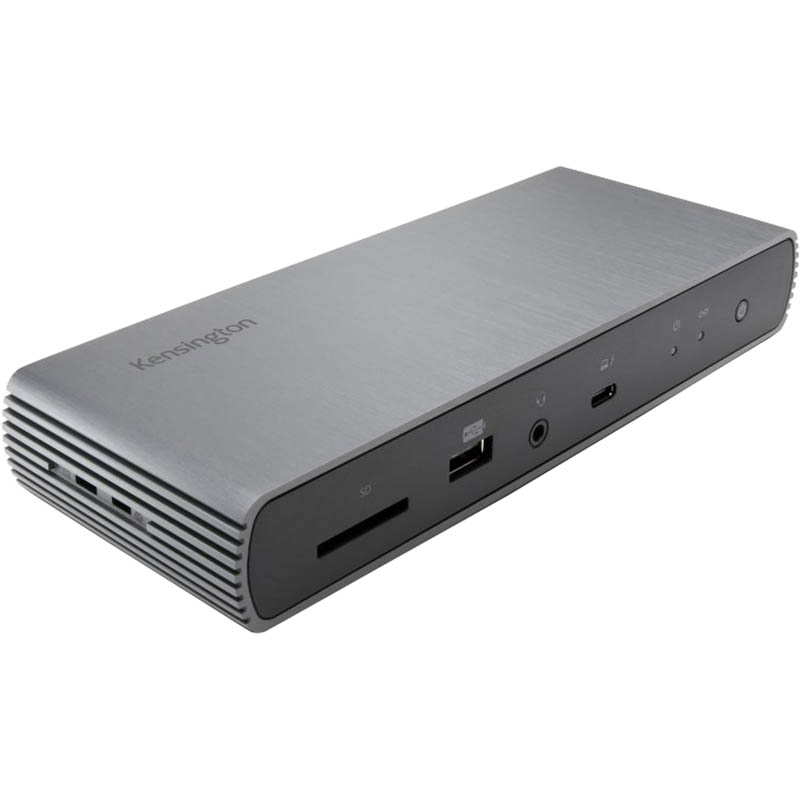 Image for KENSINGTON SD5700T THUNDERBOLT 4 DUAL 4K DOCKING STATION GREY from Clipboard Stationers & Art Supplies