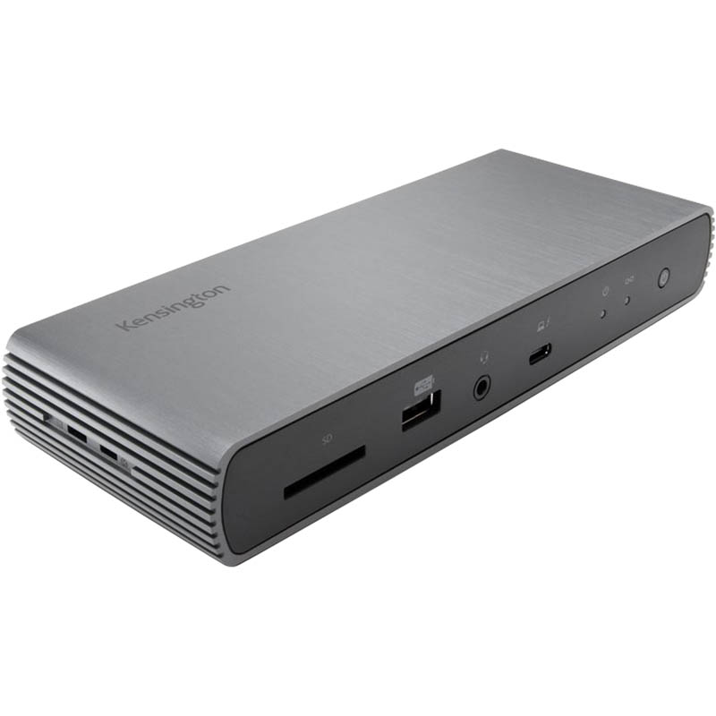 Image for KENSINGTON SD5750T THUNDERBOLT 4 DUAL 4K DOCKING STATION GREY from Clipboard Stationers & Art Supplies