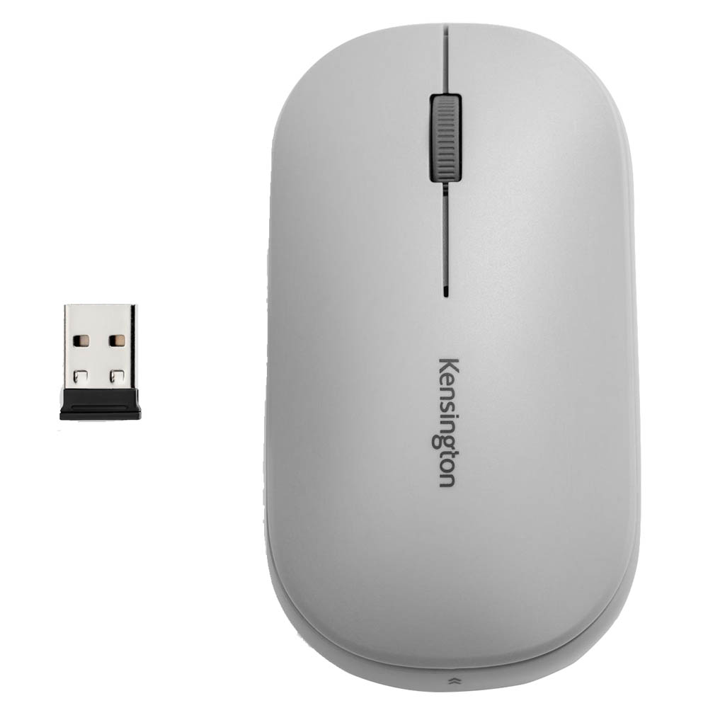 Image for KENSINGTON SURETRACK DUAL WIRELESS MOUSE GREY from Challenge Office Supplies