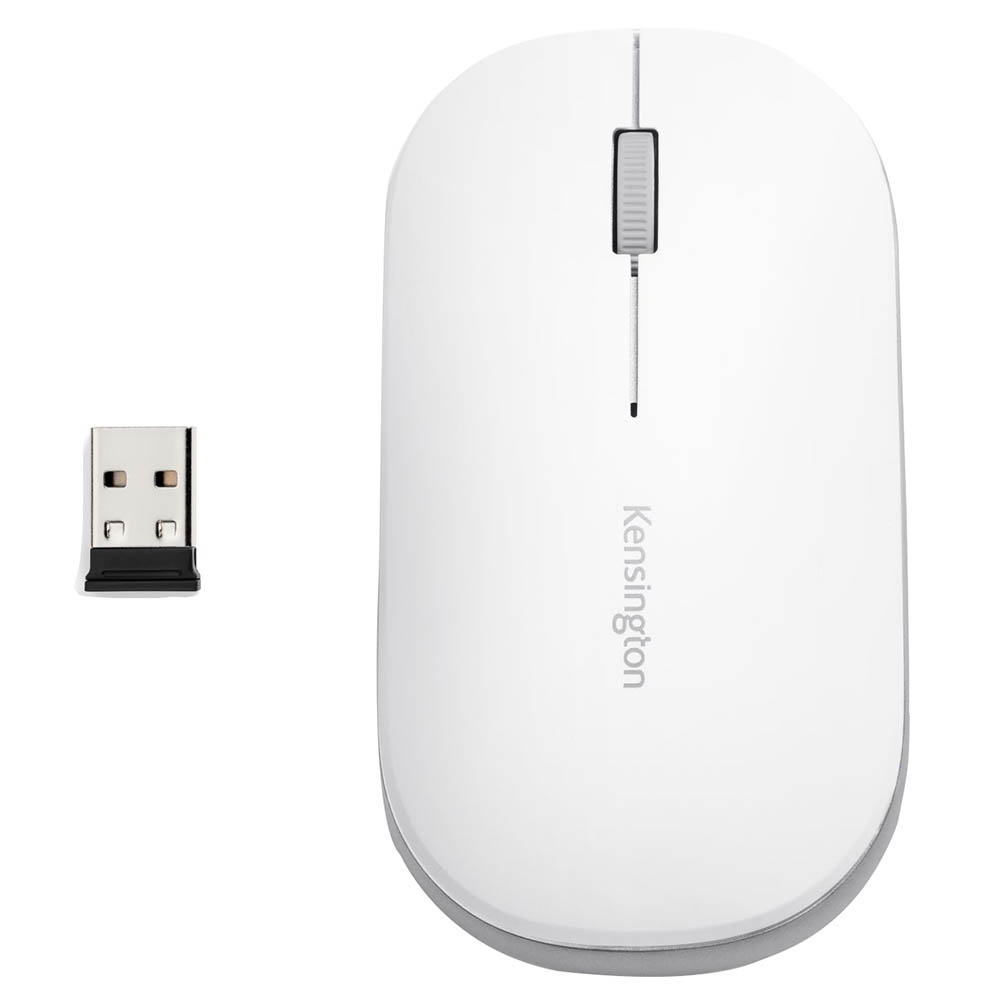 Image for KENSINGTON SURETRACK DUAL WIRELESS MOUSE WHITE from Challenge Office Supplies