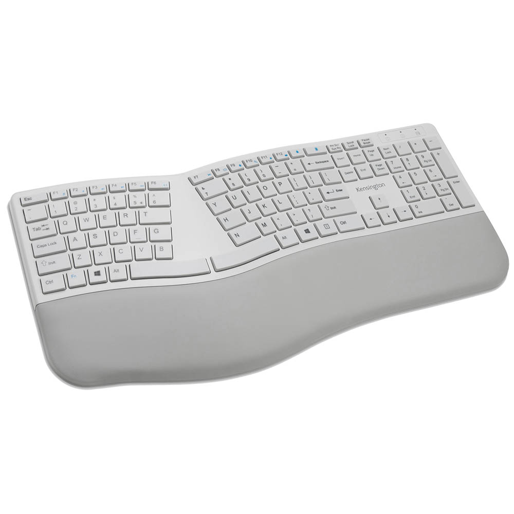 Image for KENSINGTON PRO FIT ERGO WIRELESS KEYBOARD GREY from That Office Place PICTON