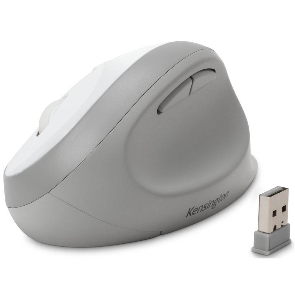 Image for KENSINGTON PRO FIT ERGO WIRELESS MOUSE GREY from That Office Place PICTON