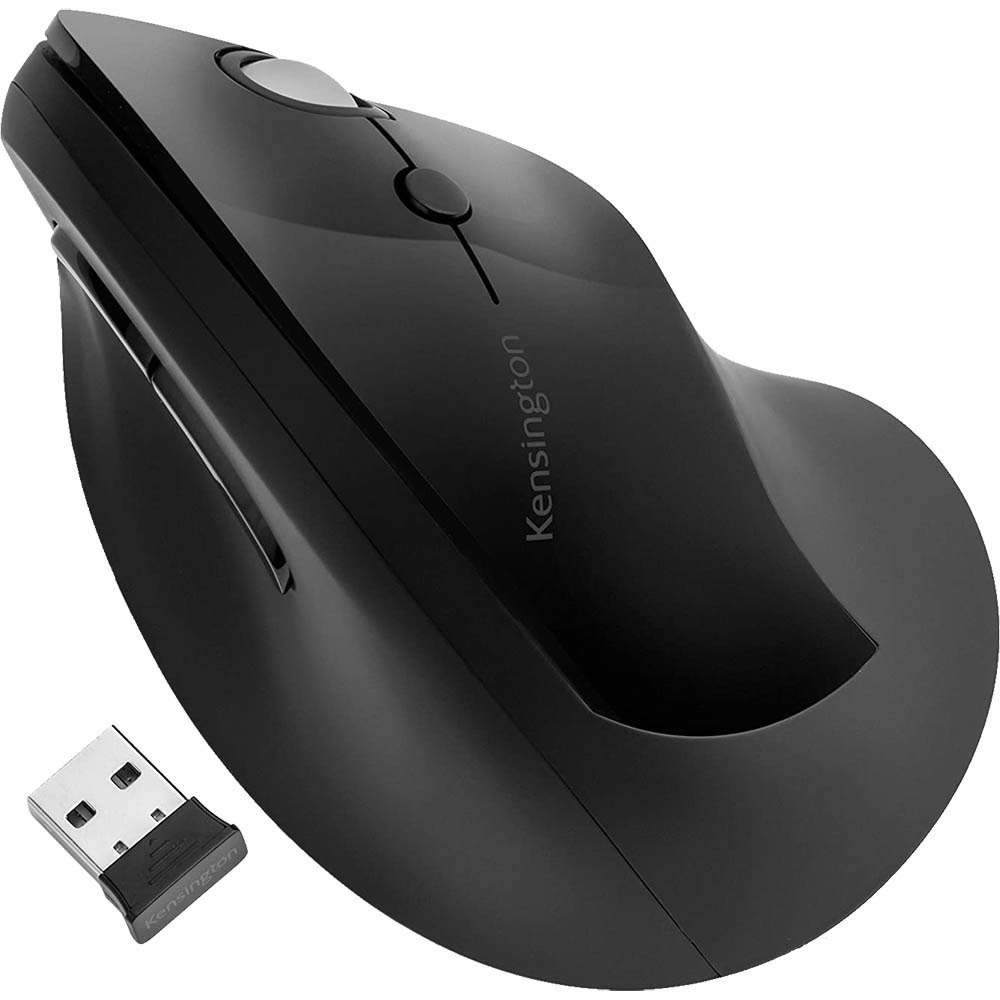 Image for KENSINGTON PRO FIT VERTICAL MOUSE WIRELESS BLACK from Challenge Office Supplies