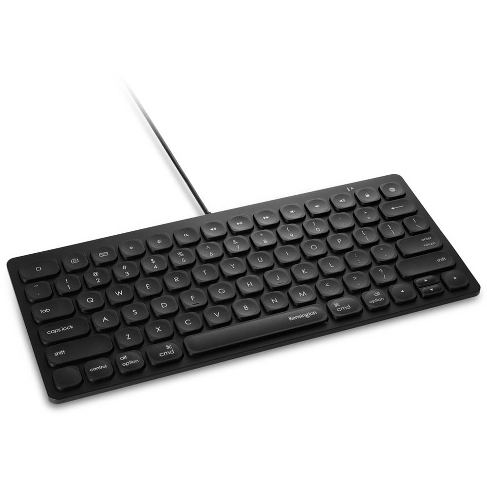 Image for KENSINGTON SIMPLE SOLUTIONS WIRED COMPACT KEYBOARD BLACK from Positive Stationery