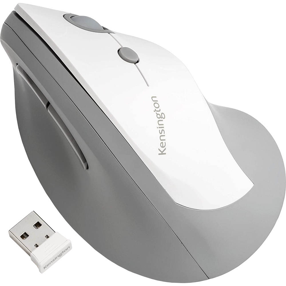 Image for KENSINGTON PRO FIT VERTICAL MOUSE WIRELESS GREY from Challenge Office Supplies