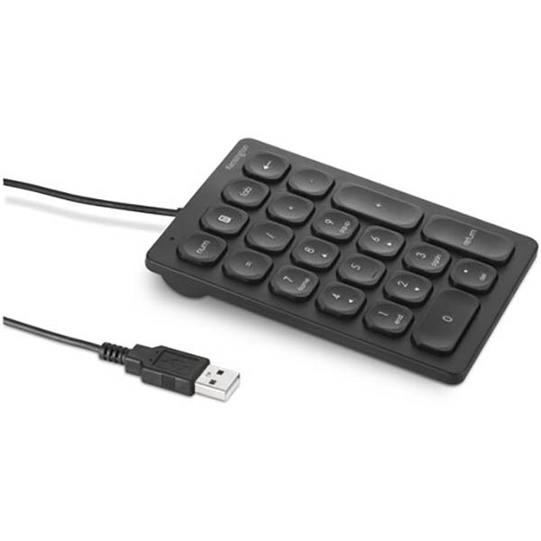 Image for KENSINGTON WIRED NUMERIC KEYPAD BLACK from Mercury Business Supplies