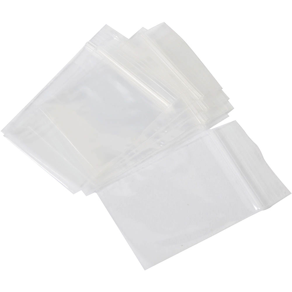 Image for CUMBERLAND PRESS SEAL BAG 45 MICRON 150 X 200MM CLEAR PACK 100 from That Office Place PICTON
