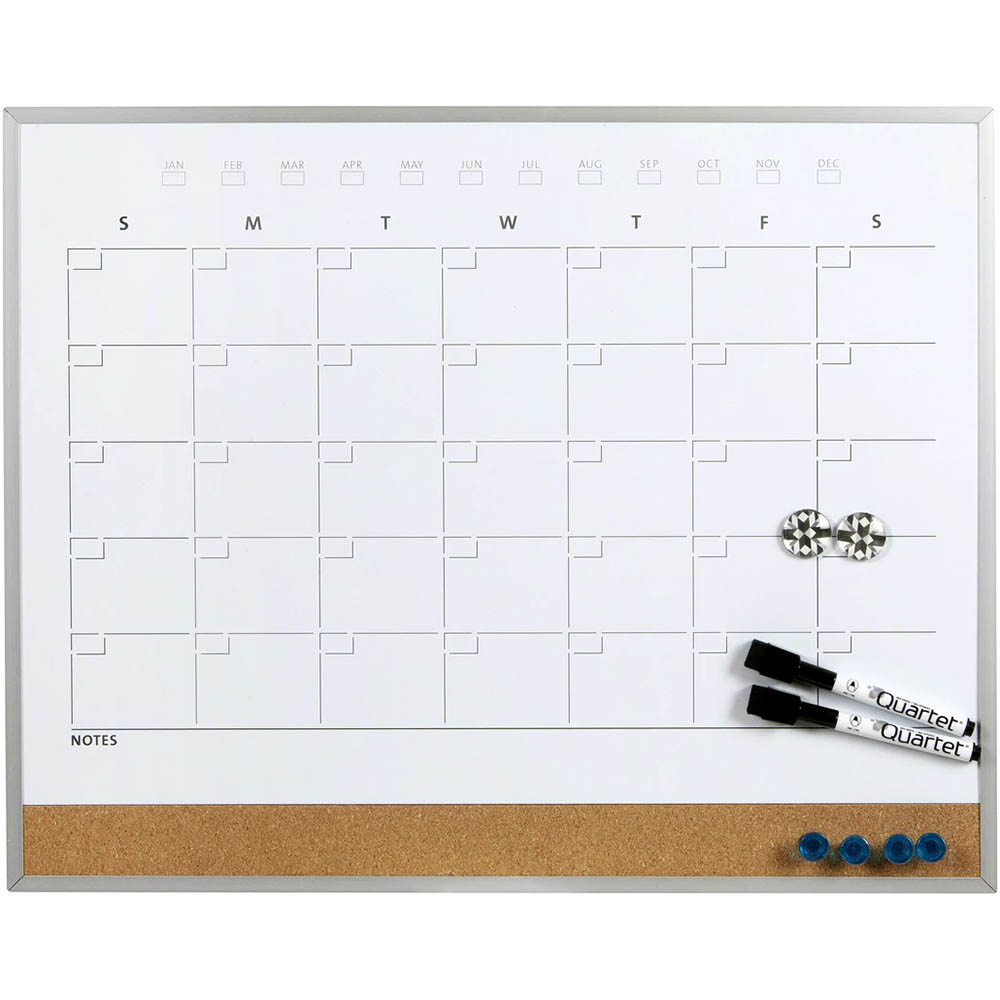 Image for QUARTET COMBO CALENDAR PLANNER 406 X 508MM WHITE from Pinnacle Office Supplies