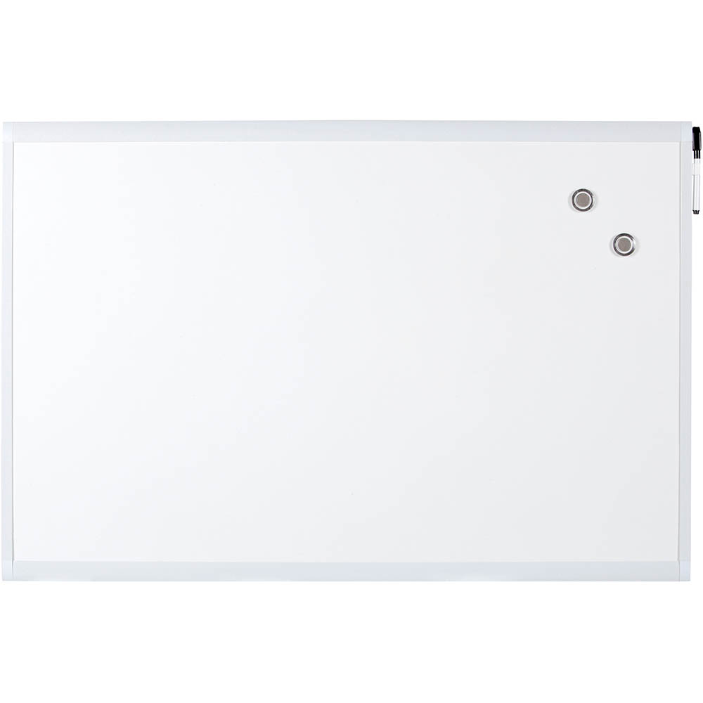 Image for QUARTET BASICS WHITEBOARD 600 X 900MM WHITE FRAME from York Stationers