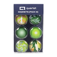 quartet magnets leaf pack 6