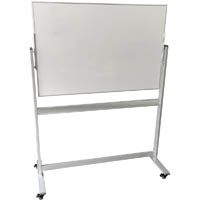 quartet penrite premium slimline mobile whiteboard 1500 x 900mm