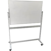 quartet penrite premium slimline mobile whiteboard 1800 x 900mm
