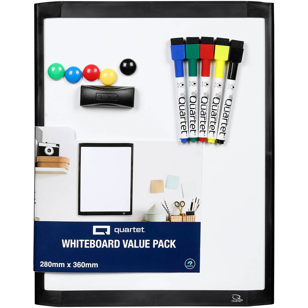 Image for QUARTET WHITEBOARD VALUE PACK 280 X 360MM WHITE from Office Heaven