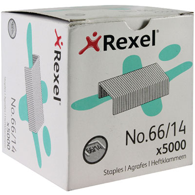 Image for REXEL GIANT STAPLES SIZE 66 14MM BOX 5000 from Memo Office and Art