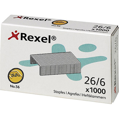 Image for REXEL STAPLES 26/6 BOX 1000 from Challenge Office Supplies