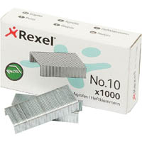 rexel staples size 10 box 1000