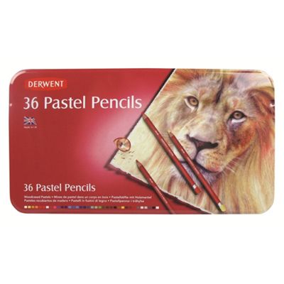 Image for DERWENT PASTEL PENCIL ASSORTED TIN 36 from Clipboard Stationers & Art Supplies