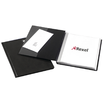 Image for REXEL SLIMVIEW DISPLAY BOOK NON-REFILLABLE 24 POCKET A4 BLACK from BusinessWorld Computer & Stationery Warehouse