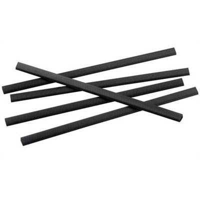 Image for REXEL SPINE CLIPS 10MM A4 BLACK PACK 5 from Challenge Office Supplies