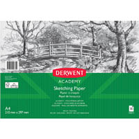 derwent academy sketch pad landscape 100gsm 30 sheets a4