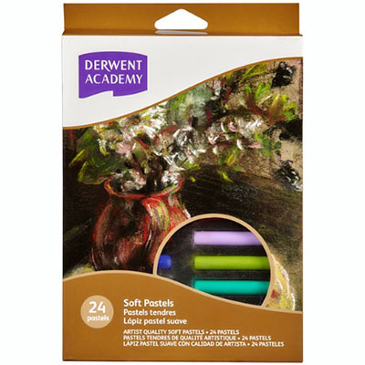 Image for DERWENT ACADEMY SOFT PASTELS ASSORTED PACK 24 from Mitronics Corporation