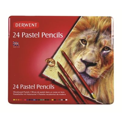 Image for DERWENT PASTEL PENCIL ASSORTED TIN 24 from Office Heaven