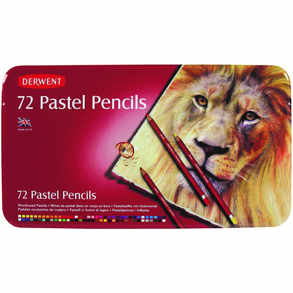 Image for DERWENT PASTEL PENCIL ASSORTED TIN 72 from Office Express