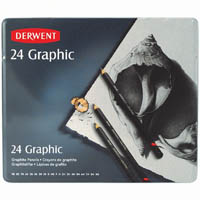 derwent graphic pencil all grades tin 24