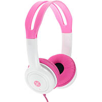 moki kid safe volume limited headphone pink