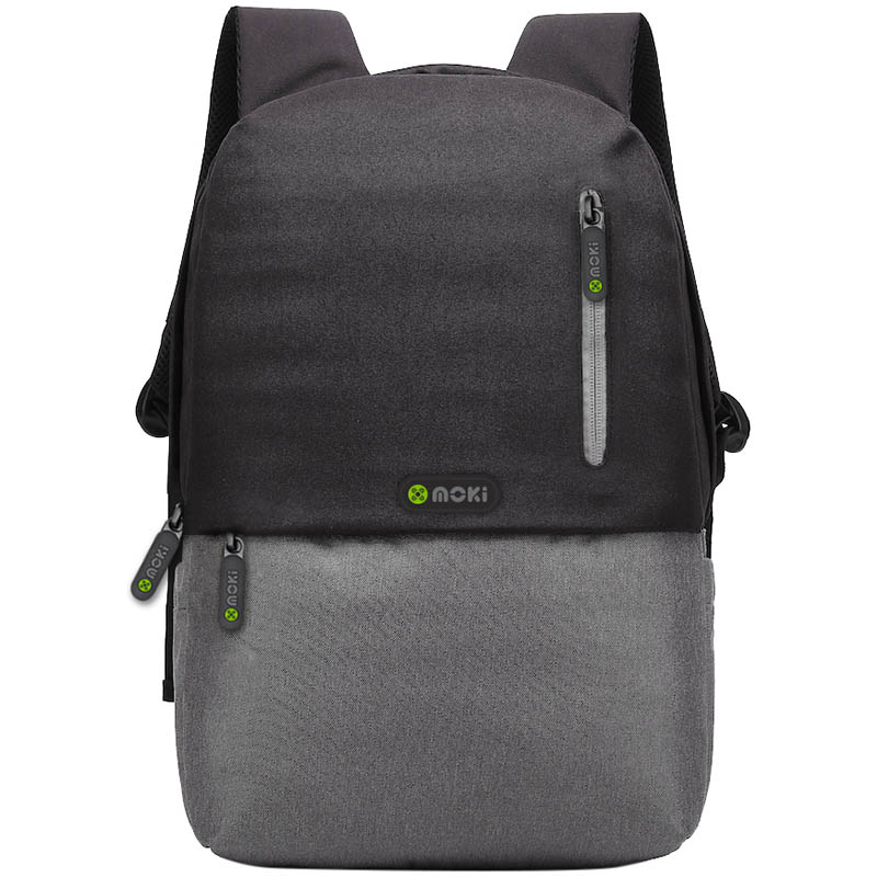 Image for MOKI ODYSSEY LAPTOP BACKPACK 15.6 INCH BLACK/GREY from Australian Stationery Supplies