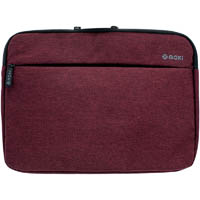 moki transporter 13.3 inch notebook sleeve burgundy
