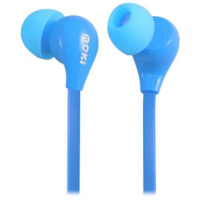 Image for MOKI EARBUDS EARPHONES 45 DEGREE COMFORT BLUE from Mercury Business Supplies