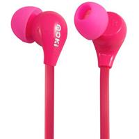 moki earbuds earphones 45 degree comfort pink