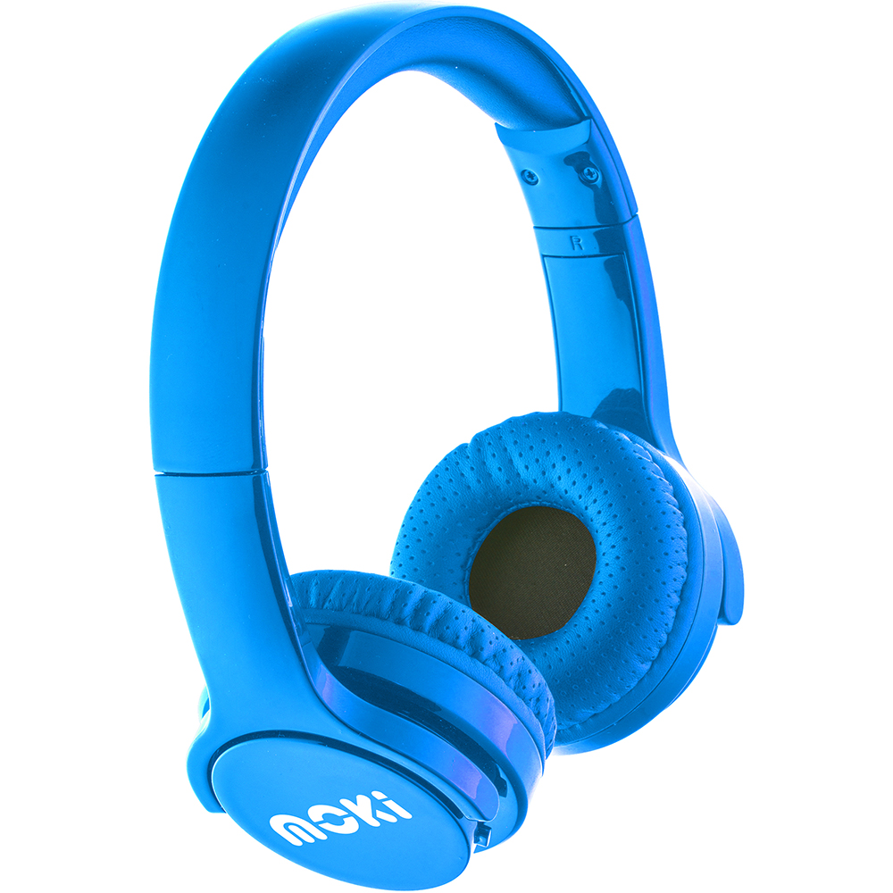 Image for MOKI BRITES BLUETOOTH HEADPHONES BLUE from Mitronics Corporation