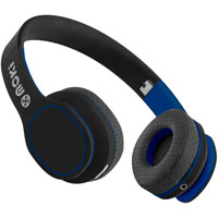 moki navigator noise cancellation bluetooth headphones blue