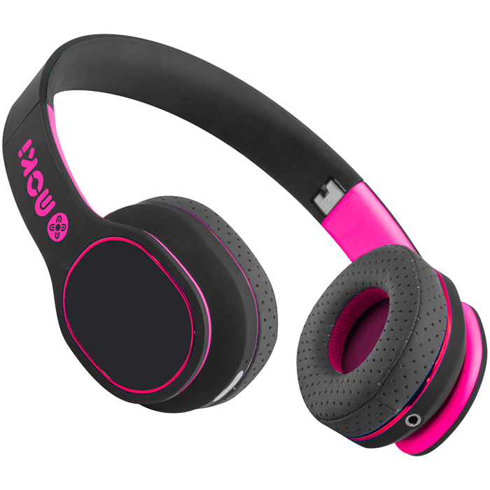 Image for MOKI NAVIGATOR NOISE CANCELLATION BLUETOOTH HEADPHONES PINK from Olympia Office Products