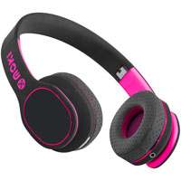 moki navigator noise cancellation bluetooth headphones pink