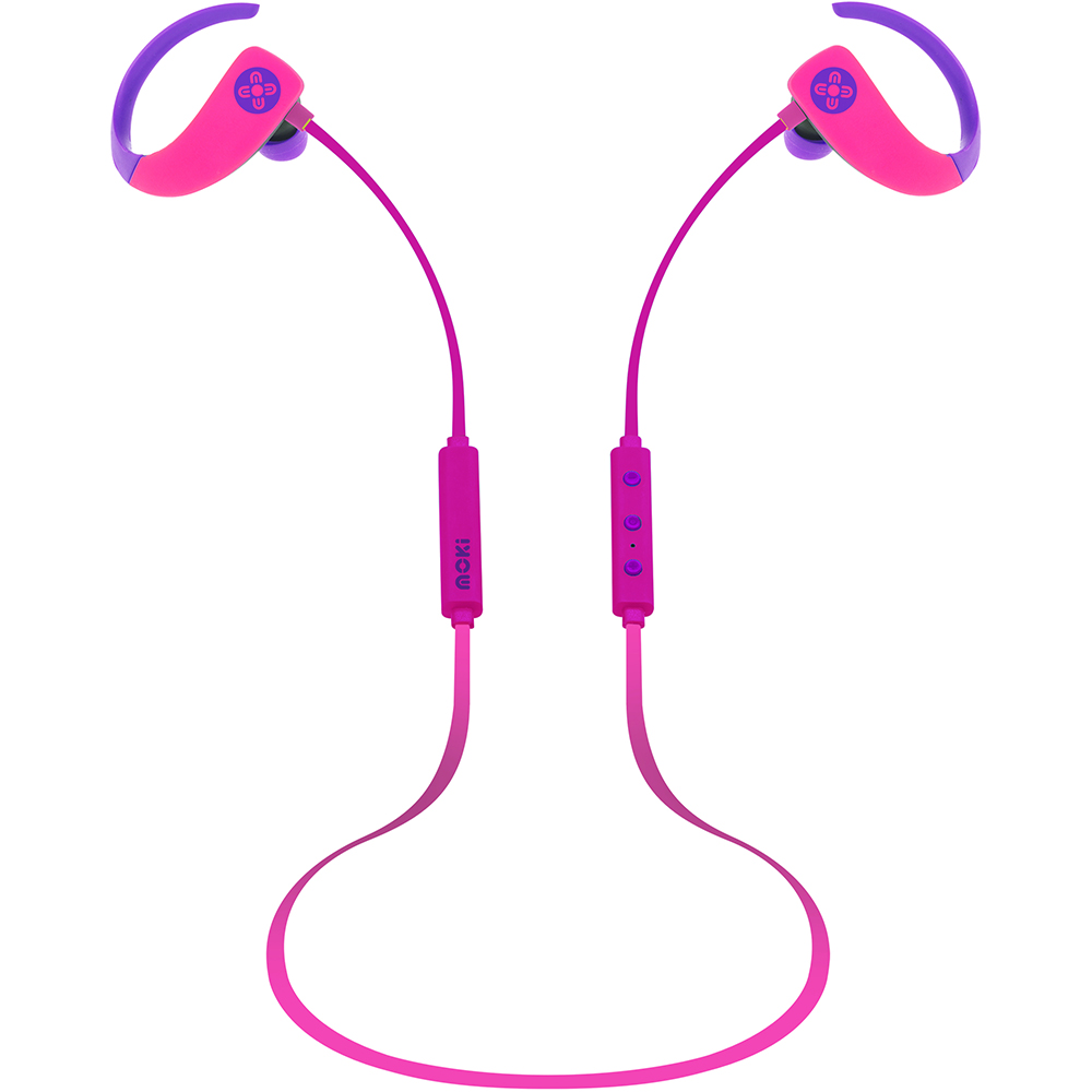 Image for MOKI OCTANE SPORTS BLUETOOTH EARPHONES PINK/PURPLE from That Office Place PICTON
