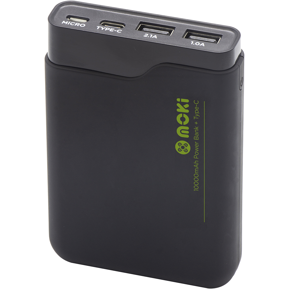 Image for MOKI POWERBANK 10000MAH USB-A AND USB-C BLACK from That Office Place PICTON