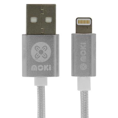 Image for MOKI SYNCHARGE CABLE USB-A TO LIGHTNING 3M SILVER from Memo Office and Art