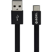 moki syncharge cable usb-a to usb-c 3m black