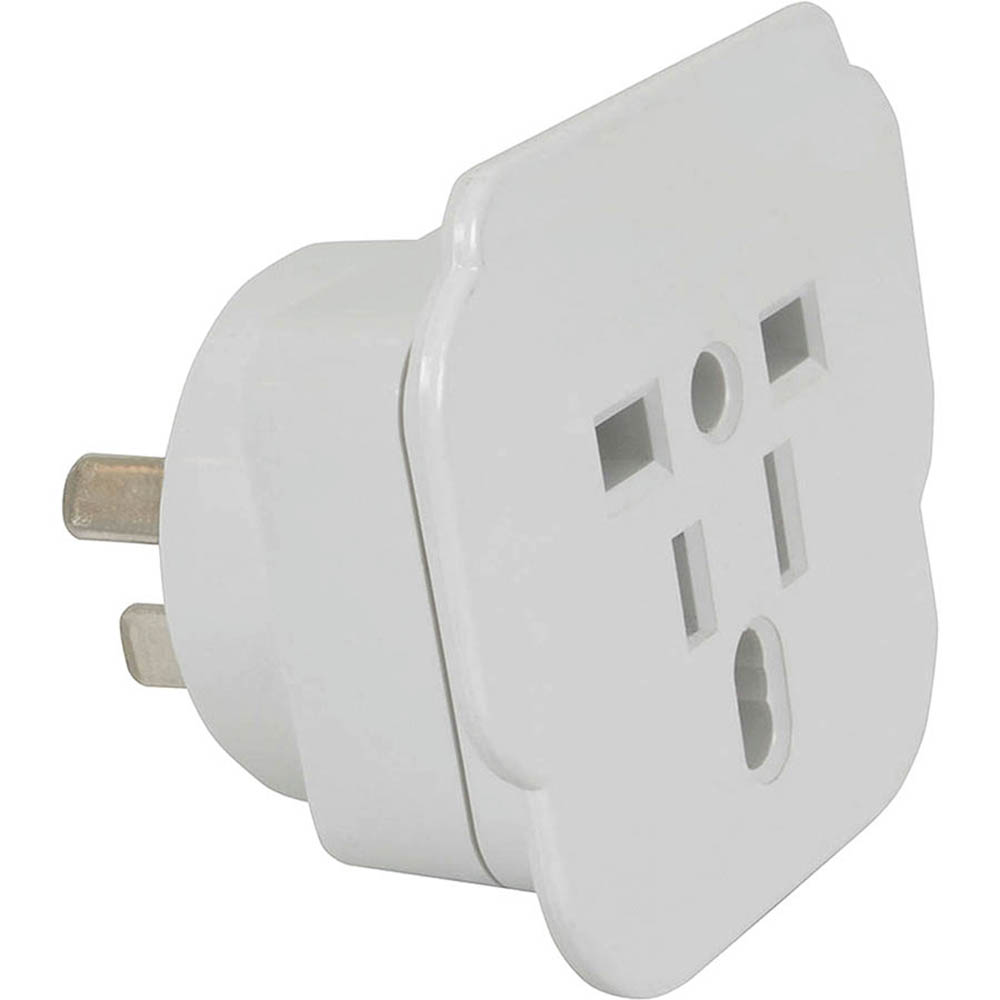 Image for MOKI AU/NZ UNIVERSAL TRAVEL ADAPTOR WHITE from Mitronics Corporation