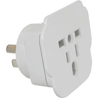 moki au/nz universal travel adaptor white