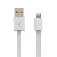 moki syncharge cable usb-a to lightning 100mm white