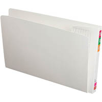avery 165707 fullvue lateral file gusset 50mm white box 100