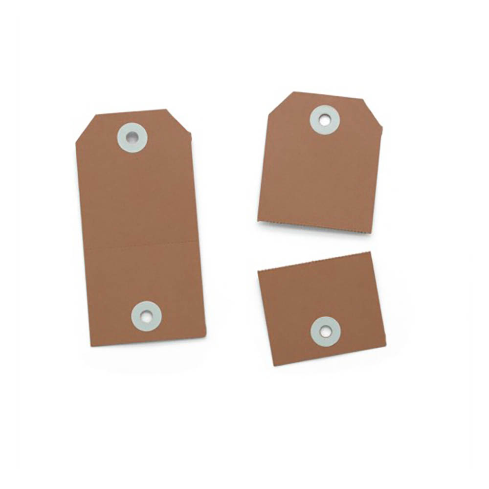 Image for AVERY PERFORATED TAGS 2 IN 1 54 X 108MM KRAFT BROWN PACK 100 from Pinnacle Office Supplies
